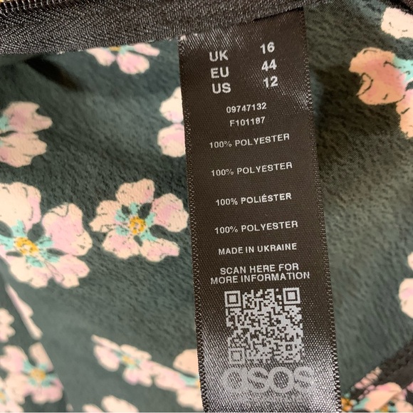 2/$35 ASOS Sweetheart Neckline Floral Peasant Blouse - Picture 10 of 12